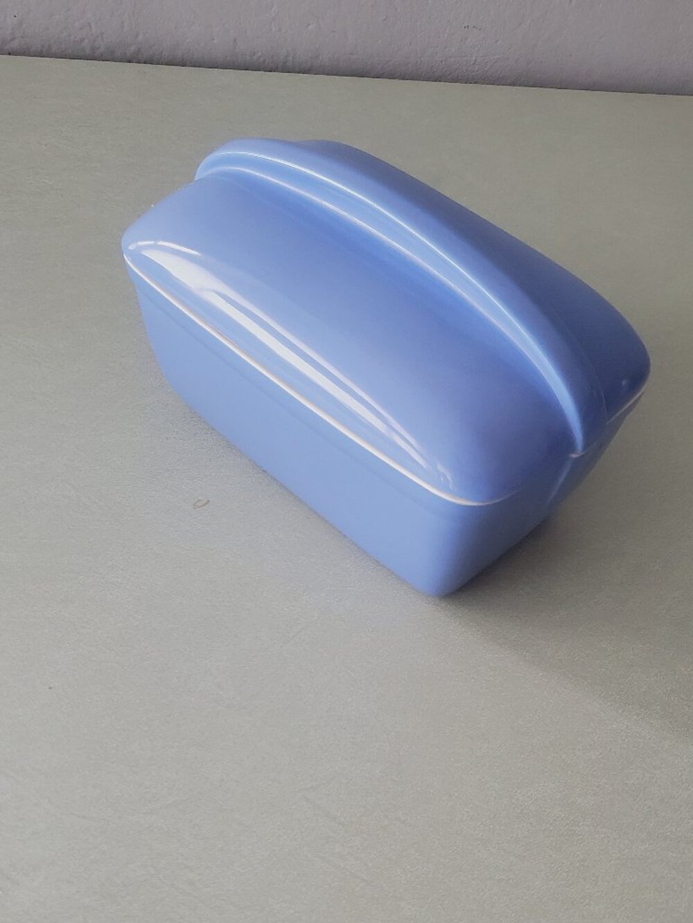 Vintage Westinghouse Hall Ceramic Loaf Pan with Lid/ 40's Art Deco Style Kitchen